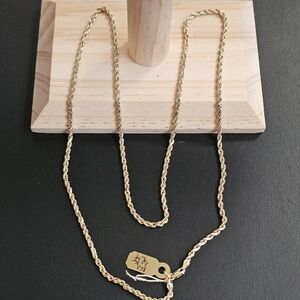 10k Gold Necklace 24 Inch (Used )